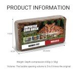 Coconut Fiber Substrate Brick for Reptiles