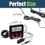 Digital Reptile Thermometer & Hygrometer with Probes