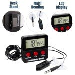 Digital Reptile Thermometer & Hygrometer with Probes