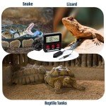 Digital Reptile Thermometer & Hygrometer with Probes