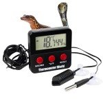 Digital Reptile Thermometer & Hygrometer with Probes