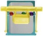 Mirror with Perch Beads and Feeders for Pets