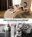 Cat Scratching Board with Corrugated Cardboard & MDF Frame