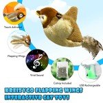 KreizyGo Interactive Chirping Catnip Bird Toy