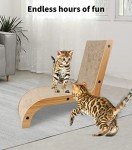 Cat Scratching Board with Corrugated Cardboard & MDF Frame