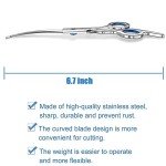 Lightweight Curved Grooming Scissors for Dogs & Cats