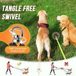 SlowTon Dual Dog Leash with Tangle-Free Design