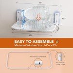 Mewoo Reversible Cat Hammock Window Perch