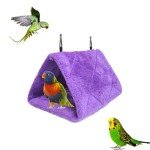 Cozy Plush Bird Nest Hammock for Pets