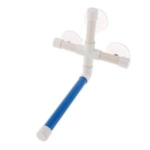 Parrot Shower Stand Perch with Suction Cup