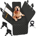 Waterproof Dog Car Seat Cover with Storage Pockets
