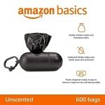 Unscented Dog Poop Bags with Dispenser - 600 Count