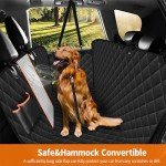 Waterproof Dog Car Seat Cover with Storage Pockets