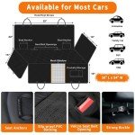 Waterproof Dog Car Seat Cover with Storage Pockets