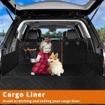 Waterproof Dog Car Seat Cover with Storage Pockets