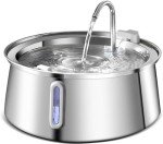 Automatic Stainless Steel Cat Water Fountain, 4L