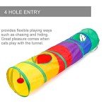 Collapsible Interactive Cat Tunnel with Pompon Ball