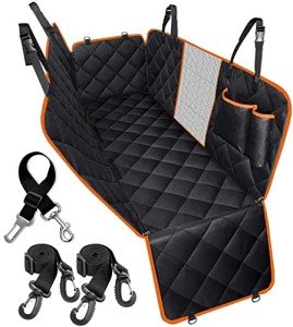 Waterproof Dog Seat Cover with Mesh Window