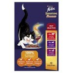 FELIX Sensations Meat Selection Wet Cat Food 60x85g