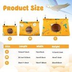 Cozy Velvet Bird Nest Hammock for Small Birds