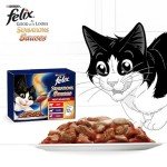 FELIX Sensations Meat Selection Wet Cat Food 60x85g