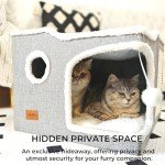 Cozy Foldable Cat Bed and Hideaway House