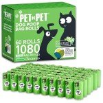 Eco-Friendly Dog Poop Bags – 1080 Count Rolls