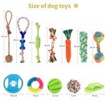 Jasonwell Durable Dog Teething Toys & Chew Rope