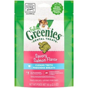 Savory Salmon Greenies Feline Dental Cat Treats