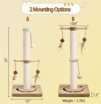 AUSCAT Interactive Cat Scratching Post - 63 cm Beige