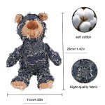 Indestructible Bear Dog Toy for Heavy Chewers