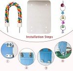 Loperdeve Bird Wedding Mirror with Rope, 17.8cm