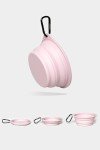 Portable Collapsible Silicone Dog Bowls with Clips