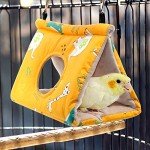 Cozy Velvet Bird Nest Hammock for Small Birds