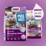 POOWEE! Lavender Cat & Kitten Clumping Litter, 7.5kg