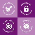 POOWEE! Lavender Cat & Kitten Clumping Litter, 7.5kg