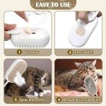 Aymxcls 3-in-1 Cat Grooming Steam Brush