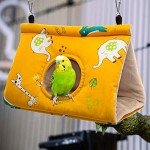 Cozy Velvet Bird Nest Hammock for Small Birds