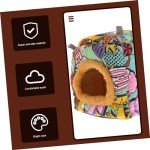 Colorful Warm Round Parrot Bed and Bird House