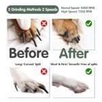 VIWIK Rechargeable 2-Speed Dog Nail Grinder