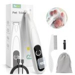 LED Dog Paw Trimmer - Quiet Cordless Grooming Kit