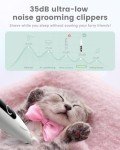 LED Dog Paw Trimmer - Quiet Cordless Grooming Kit