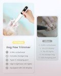 LED Dog Paw Trimmer - Quiet Cordless Grooming Kit