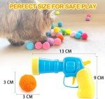 Cat Toy Launcher with 30 Plush Balls