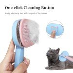 Self-Cleaning Cat Brush for Shedding and Grooming