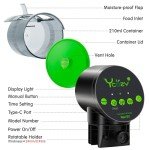 Rechargeable Automatic Fish Feeder with Timer