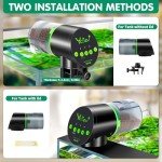 Rechargeable Automatic Fish Feeder with Timer