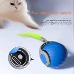 Interactive Rechargeable Cat Toy Ball - Blue