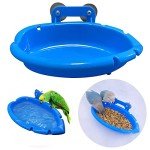 Hanging Bird Bath Tub for Budgies and Parrots