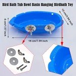 Hanging Bird Bath Tub for Budgies and Parrots